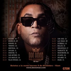 Flyer Gira Don Omar 2024